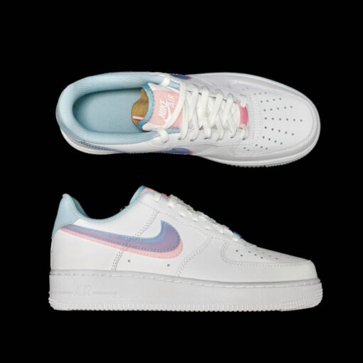 AF1 Blue Pink Double Hook Women's