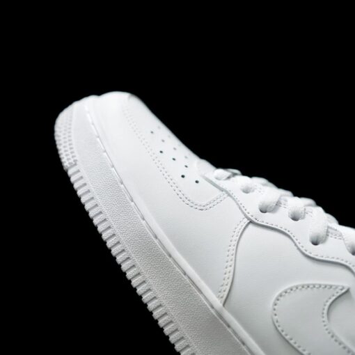 AF1 pure white mid-top