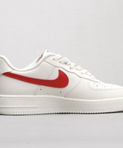 AF1 retro white red low top