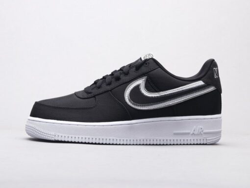 AF1 Reverse Stitch Black & White