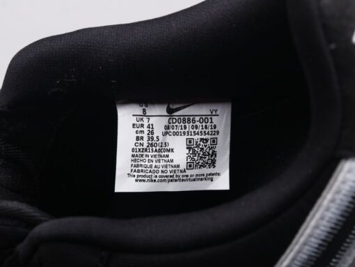 AF1 Reverse Stitch Black & White