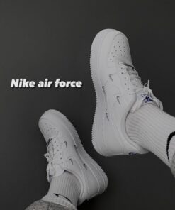 AF1 silver four hooks