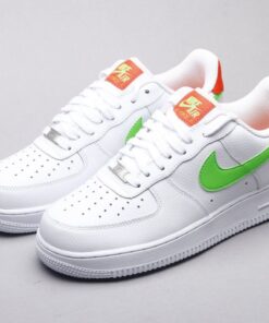 AF1 White powder green low top