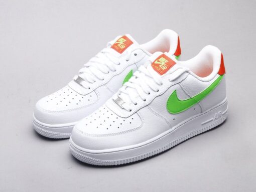 AF1 White powder green low top