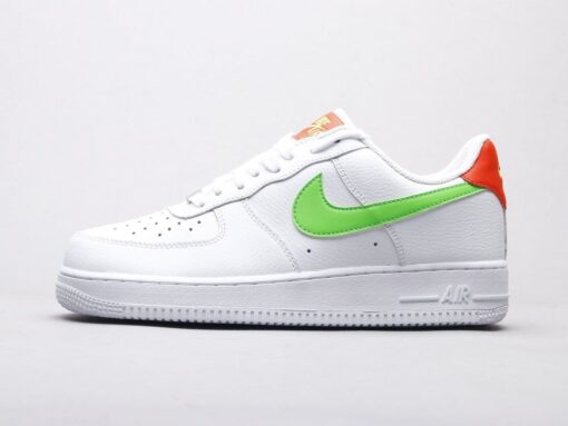 AF1 White powder green low top