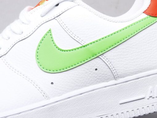 AF1 White powder green low top