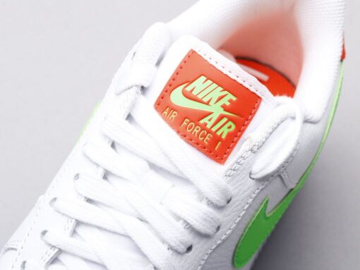 AF1 White powder green low top