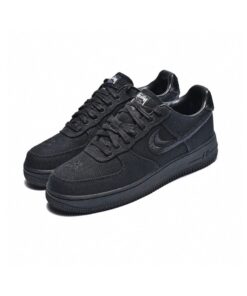 AF1 x Stussy Collaboration Pure Black