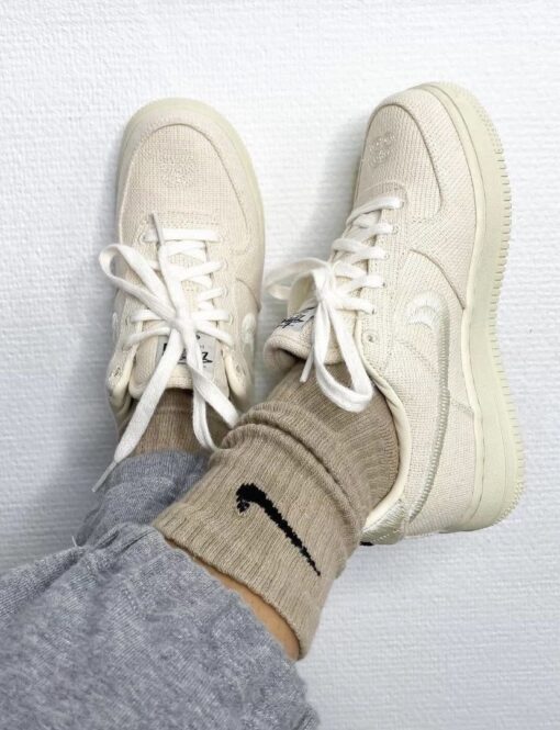 AF1 x Stussy Joint Beige