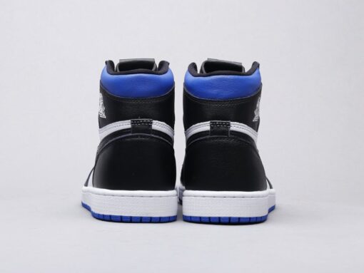 AJ1 black and blue toe