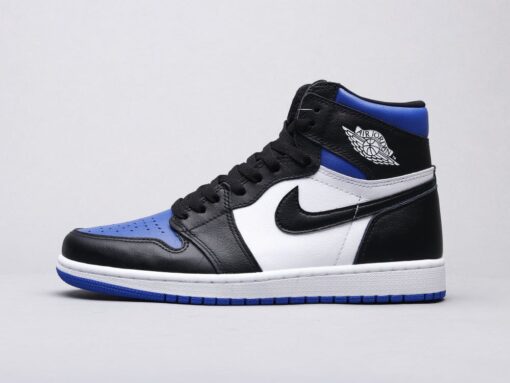 AJ1 black and blue toe