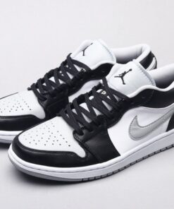 AJ1 black and white gray