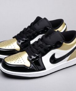 AJ1 black gold