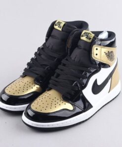 AJ1 Black Gold Pure Original