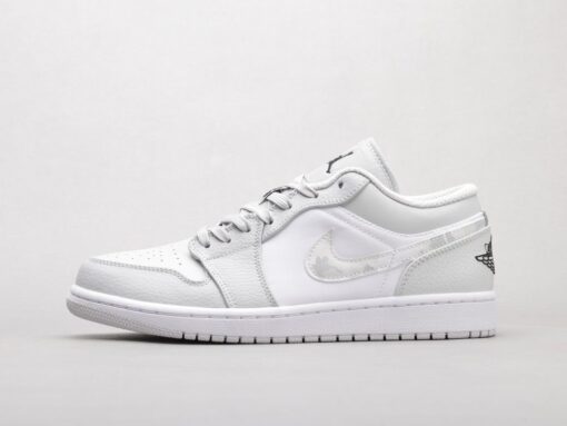 AJ1 grey and white caBLuflage