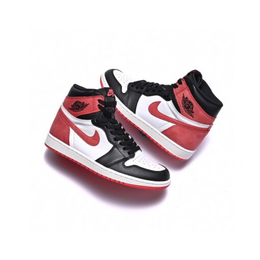 AJ1 High Six Crowns Black and Red