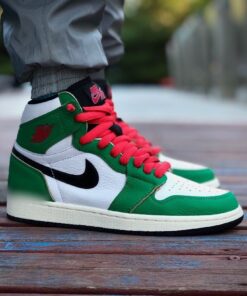 AJ1 Little HNK White Green