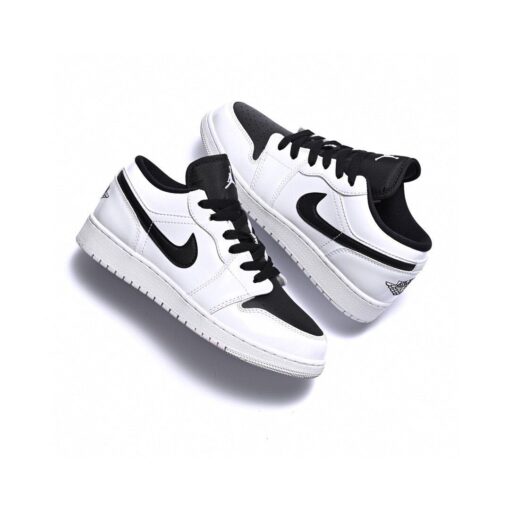 AJ1 low black and white panda