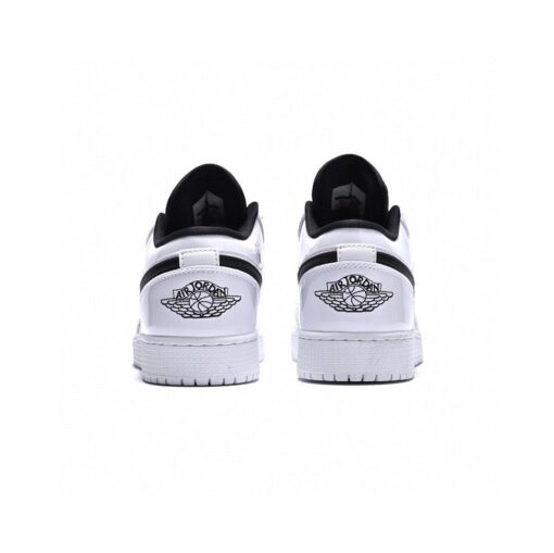 AJ1 low black and white panda