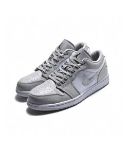 AJ1 low grey and white caBLuflage