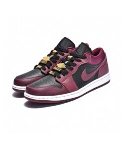 AJ1 low wine red metal wings