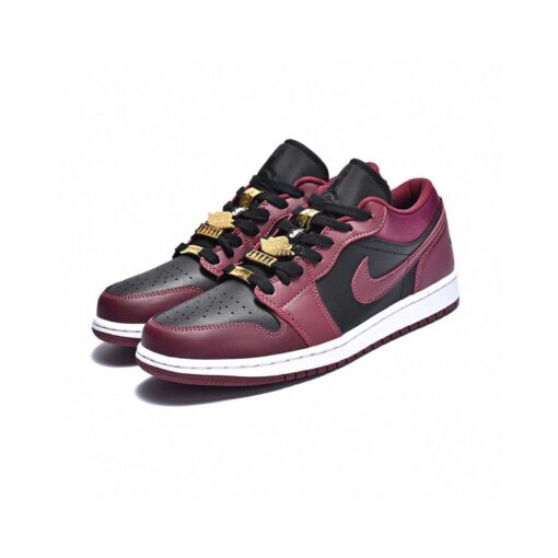 AJ1 low wine red metal wings