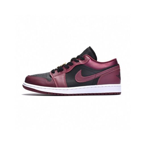 AJ1 low wine red metal wings