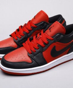 AJ1 new black red