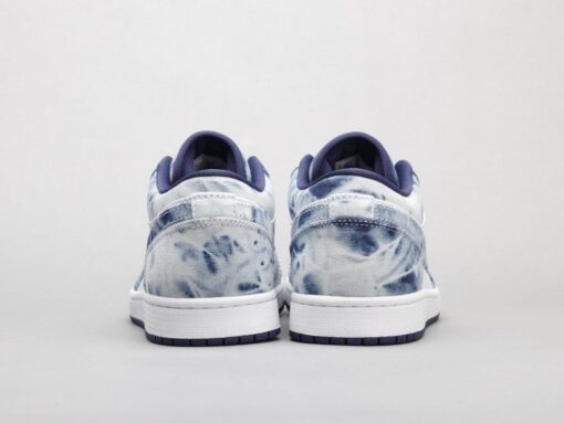 AJ1 washed denim denim