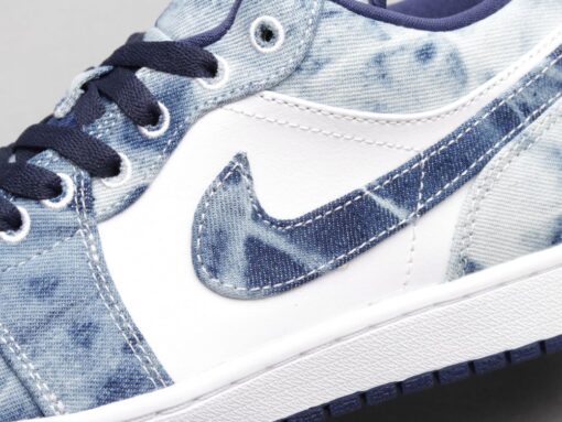 AJ1 washed denim denim