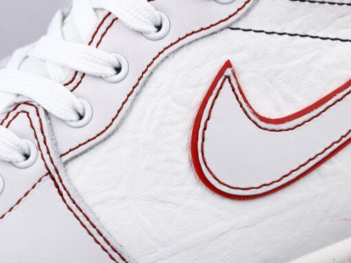 AJ1 white and red manuscript