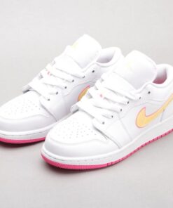 AJ1 White and yellow powder candy