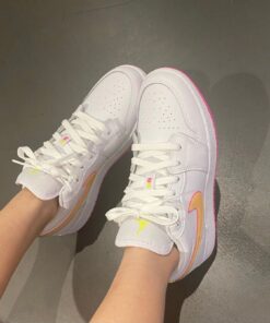 AJ1 White and yellow powder candy