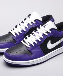 AJ1 white purple