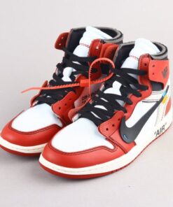 AJ1 White Red