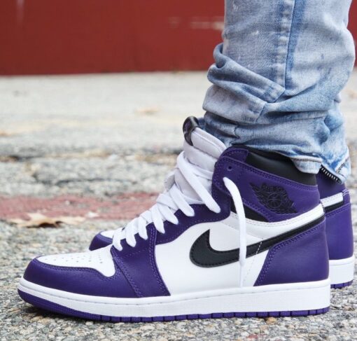 AJ1 Zi Jia Ge new purple toe