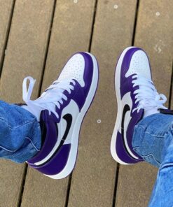 AJ1 Zi Jia Ge new purple toe