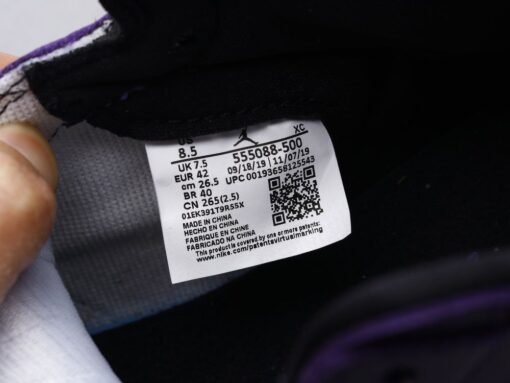 AJ1 Zi Jia Ge new purple toe