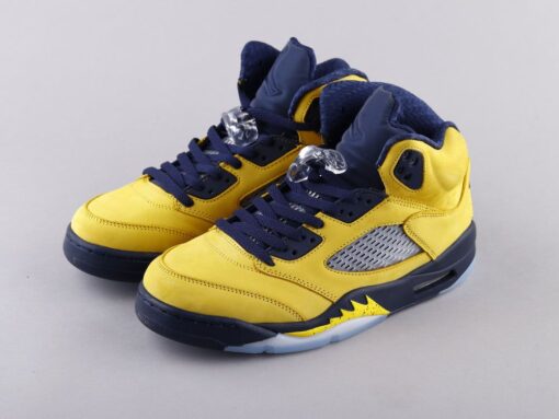 AJ5 Michigan black and yellow