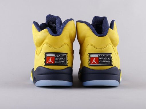 AJ5 Michigan black and yellow