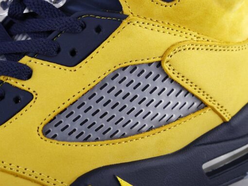 AJ5 Michigan black and yellow