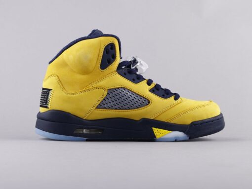 AJ5 Michigan black and yellow