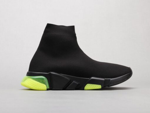 Bla Socks Air Cushion Black Green Sneaker