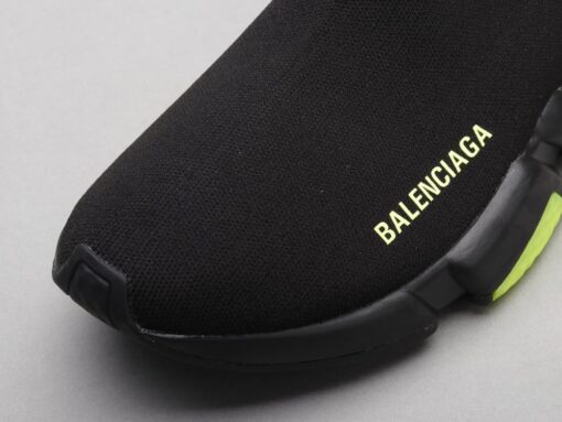 Bla Socks Air Cushion Black Green Sneaker