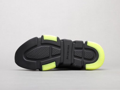 Bla Socks Air Cushion Black Green Sneaker
