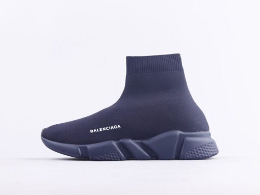 Bla Socks And Shoes Pure Black Sneaker
