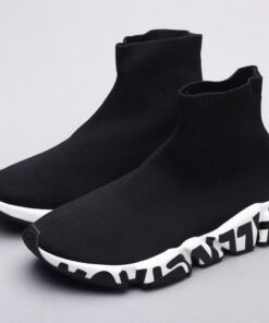 Bla Socks Shoes Black and White Sneaker