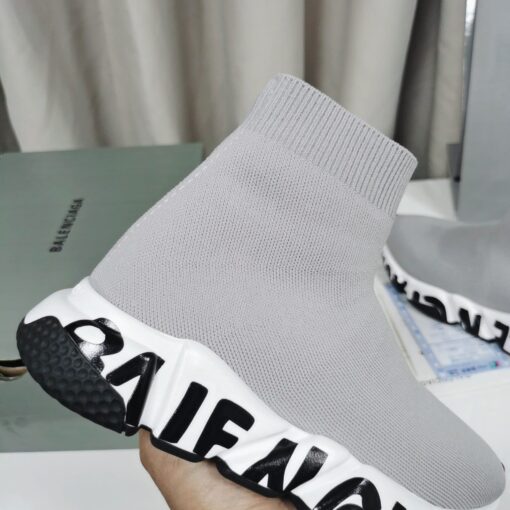 Bla Speed Print Stretch Knit Sneakers