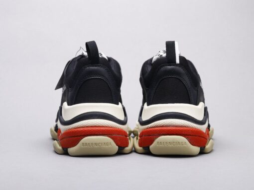 Bla Triple S Black and Red Sneaker