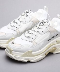 Bla Triple S Pure White Sneaker